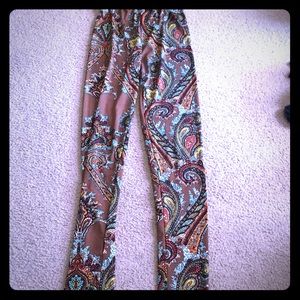 Paisley leggings