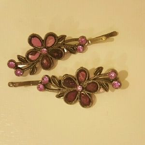 Purple Hair Pins