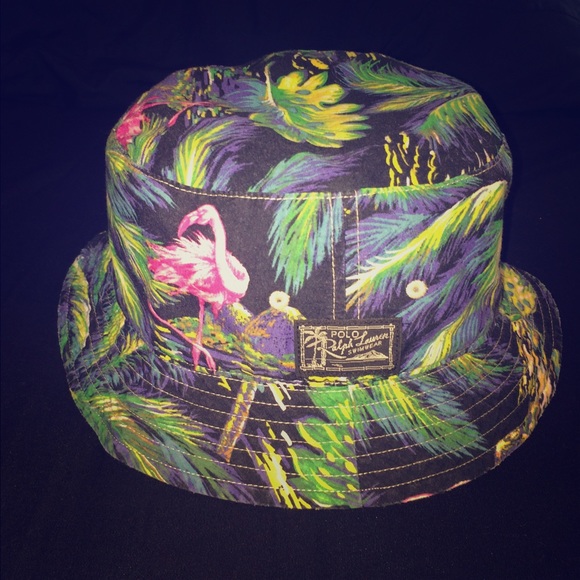 🌴*reversible* Ralph Lauren Polo Bucket Hat🍃