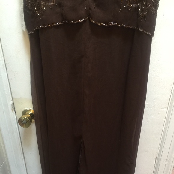 Midnight velvet brown dress 🎀size medium - Picture 4 of 4