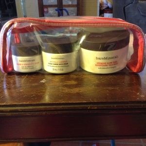 BNIB BAREMINERALS GLOW PADS, EYE CREAM &NECK CREAM