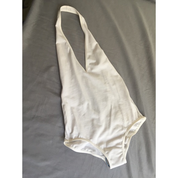 AA Cotton Spandex Jersey Halter Leotard/ Bodysuit