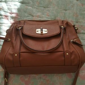 Tan/Camel Merona Satchel Bag
