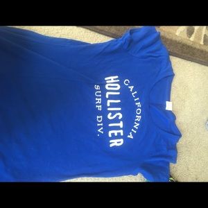 Blue Hollister tee