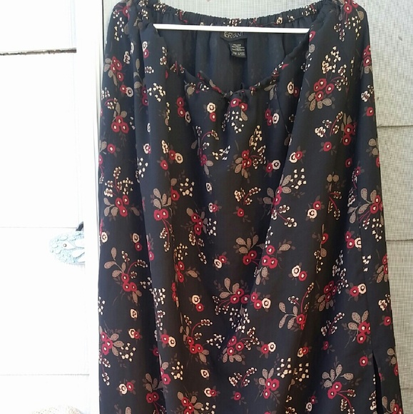 Beautiful Floral Skirt - Lane Bryant