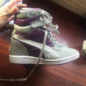 Grey/purple/silver puma sky