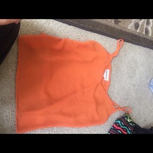 Orange tank top