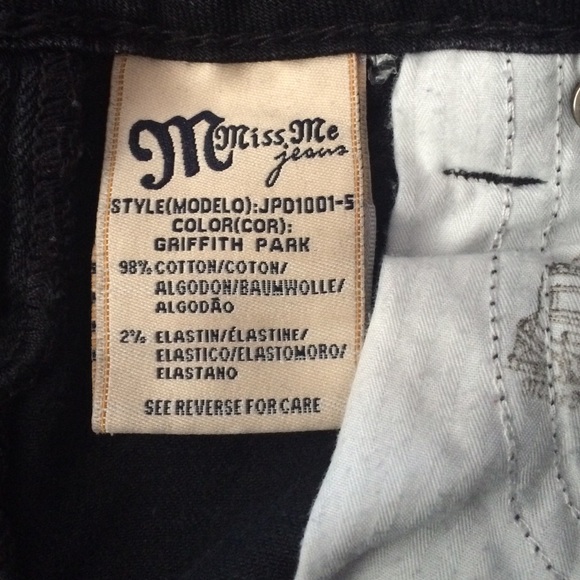 Miss Me Dark Bootcut Jeans with Buttoned Pocket - Picture 4 of 4