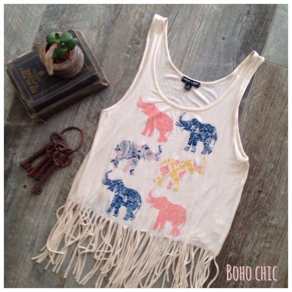 About a girl Tops - Boho babe tank top. Price drop⬇️