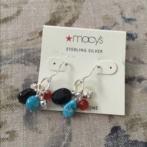 Macy's sterling silver earrings