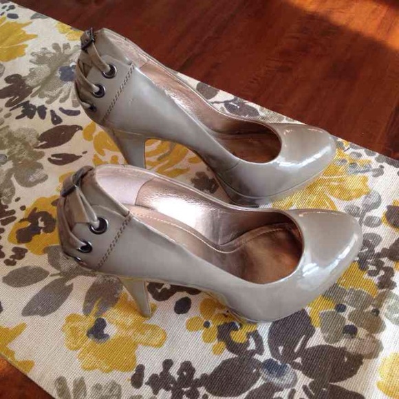 BCBGeneration Nude Patent Pumps