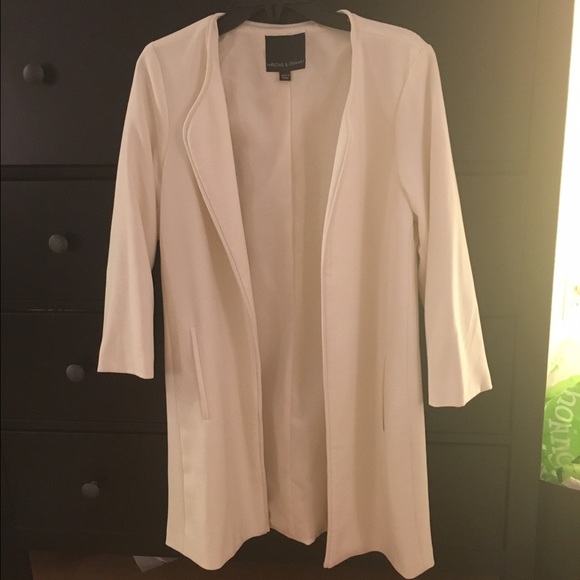 White topper coat from Nordstrom, worn once