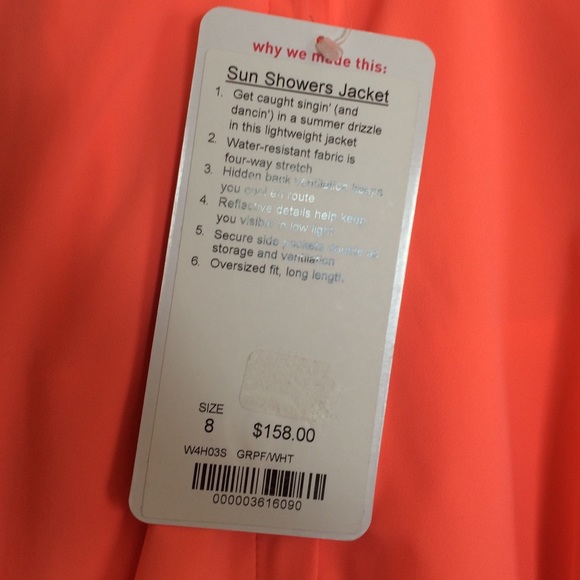 lululemon athletica Jackets & Coats - Lululemon nwt sunshowers jacket lululemon athletica Jackets & Coats - Lululemon nwt sunshowers jacket