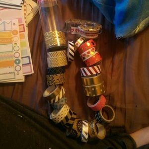 24 different washi tapes