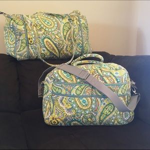Vera Bradley Set-Large Duffle bag & Weekender bag