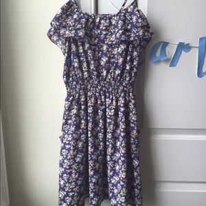 Floral Target Spring Dress with Pockets