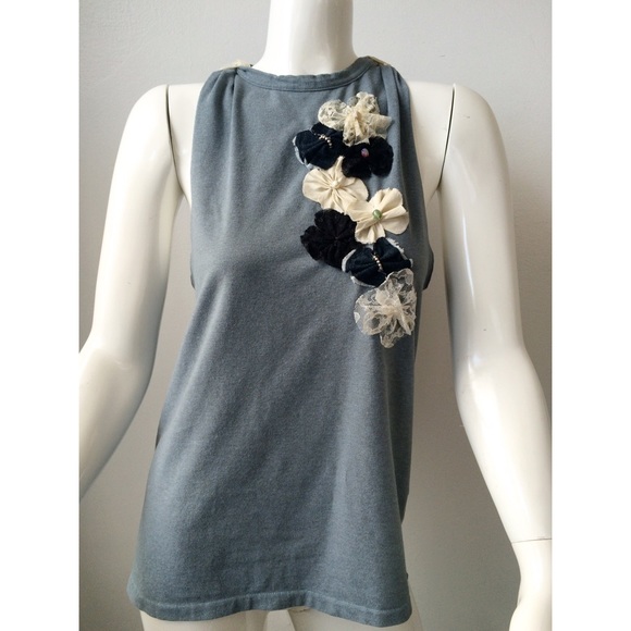 Floral Textured Tank Top - Picture 2 of 4