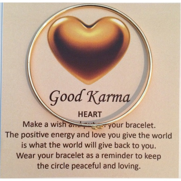 Inspirational "Good Karma" ❤️ Bracelet