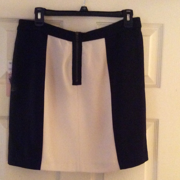 Black & Cream Short Skirt - Picture 2 of 4