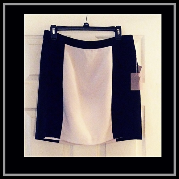 Black & Cream Short Skirt - Picture 4 of 4