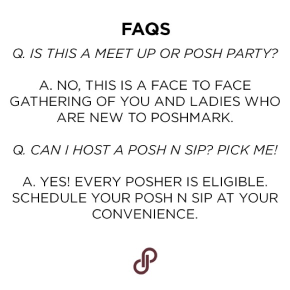 Posh N Sip FAQs & Updates - Picture 2 of 4