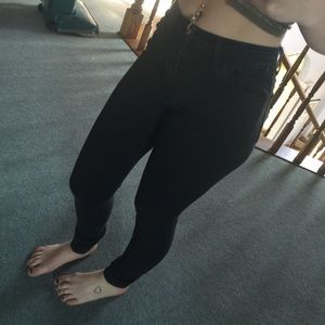 Levi's Black High Waisted Skinny Jeans