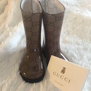Authentic Gucci rain boots