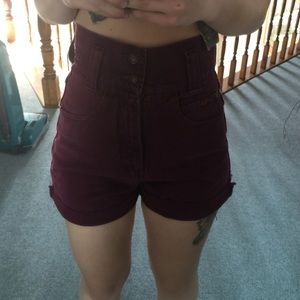 Vintage Trendy Super High Waisted Shorts