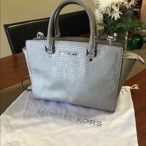Michael Kors Silver Tote