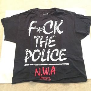 NWA F the Police tee