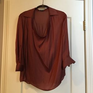 Vince size 2 silk blouse