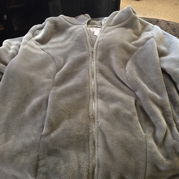 Women's faux fur hooded zipped jacket - Picture 1 of 3