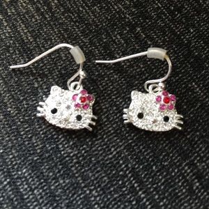 Hello kitty brand earrings