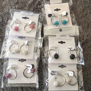 Dangle Hoop earrings