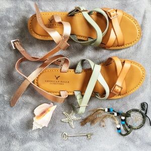 American Eagle Strappy Sandals