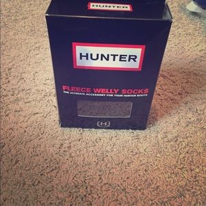 Hunter fleece welly socks