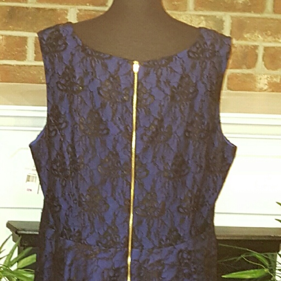 🔴 $$"NWT" Alfani Woman Peplum Dress Plus Size - Picture 3 of 4