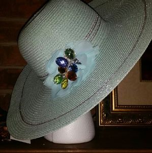 Womens Wide Brim Derby or Church  Hat
