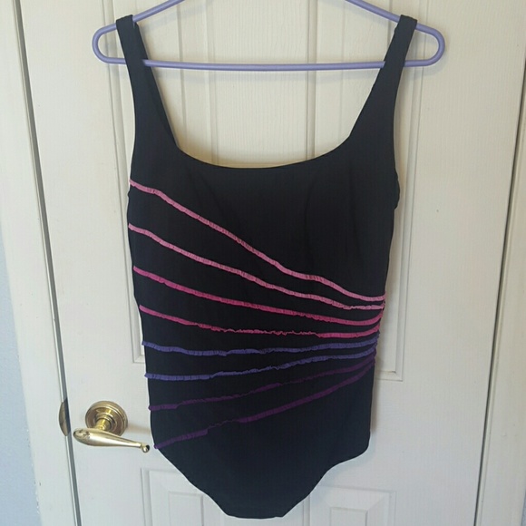 Gottex one piece ombre bathing suit!
