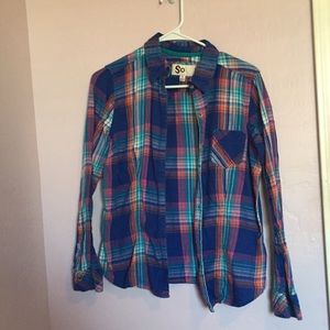multi-colored flannel