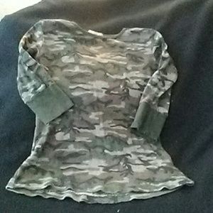 Thermal 3/4 sleeve tee