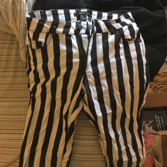 No longer available- Striped pants, never worn