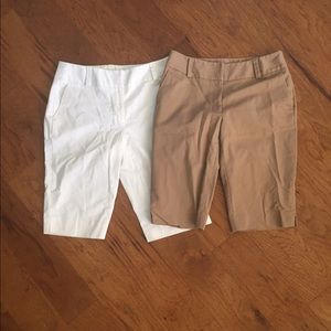 Two pair of Apartment 9 Maxwell Bermuda shorts