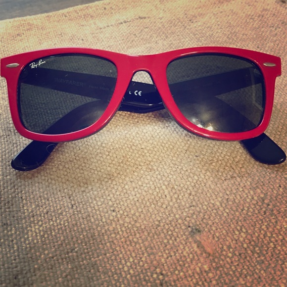 Red Ray Ban Sunglasses