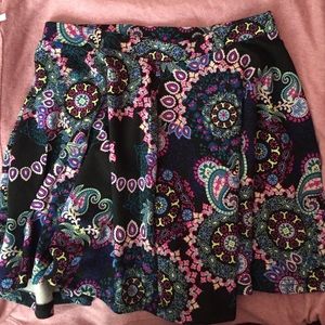 Printed skater skirt!