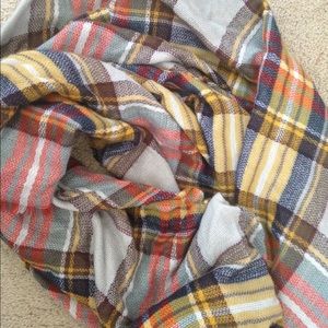 Plaid Blanket Scarf