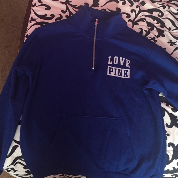 Pink Half-Zip sweater