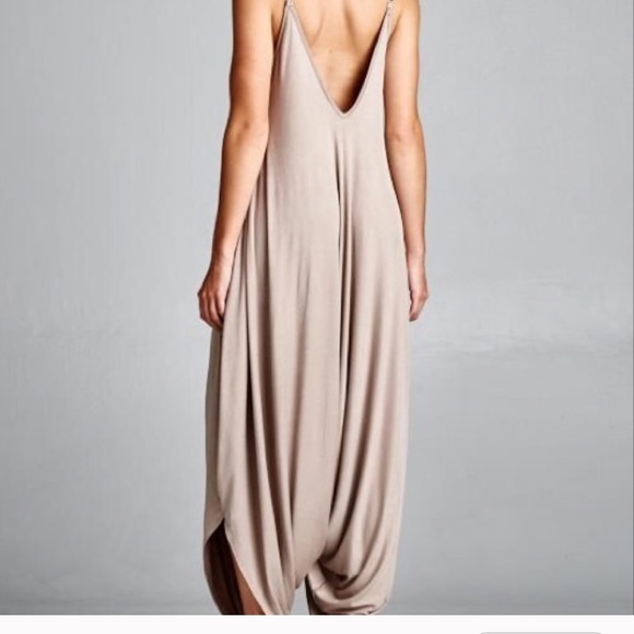 Last Item  - Mocha Jumpsuit Romper - Picture 3 of 4