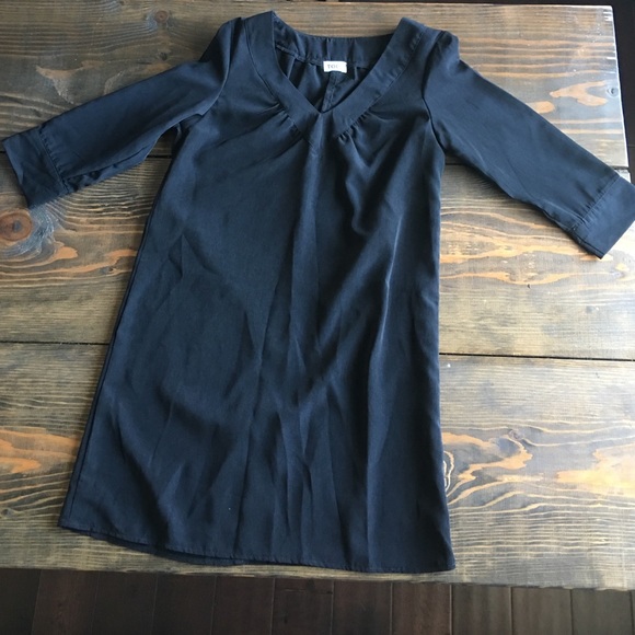 Black shift dress