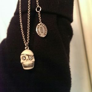 Juicy couture skull necklace